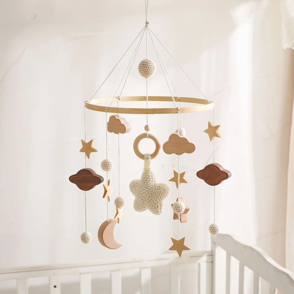 Star, Moon & Cloud Nursery Mobile