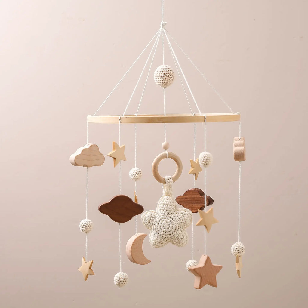 Star, Moon & Cloud Nursery Mobile