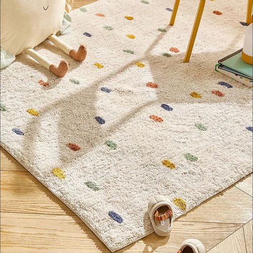 Pastel Speckled Nursery Rug