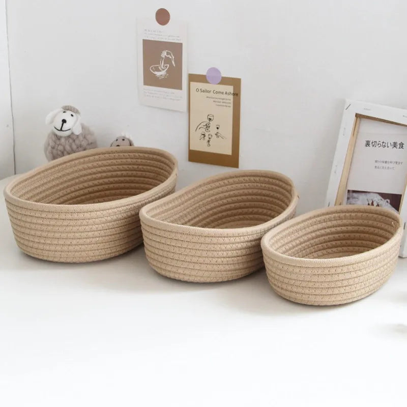 Soft Rope Storage Baskets