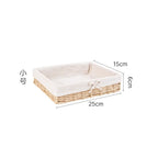 Woven Storage Baskets with Soft Lining