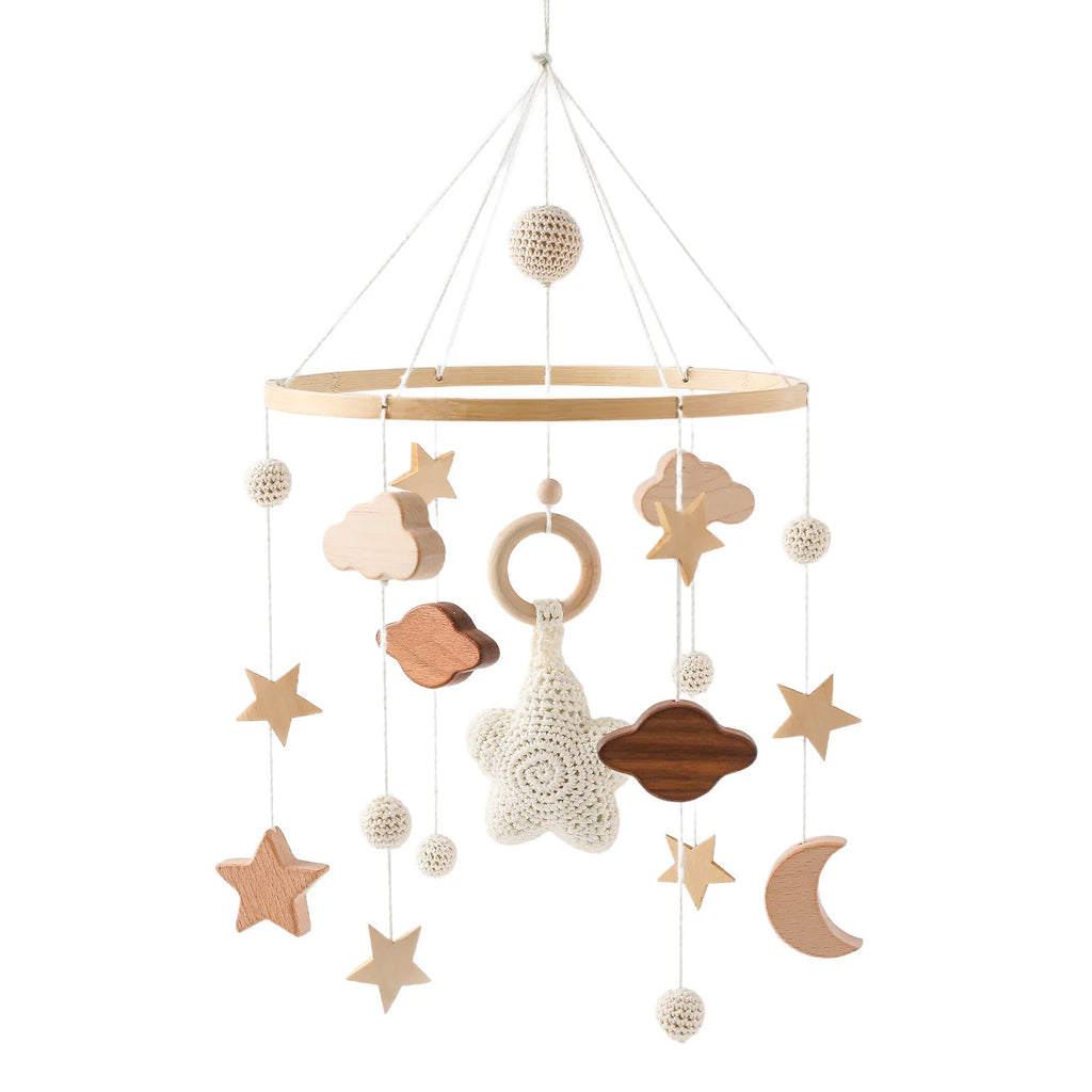 Star, Moon & Cloud Nursery Mobile