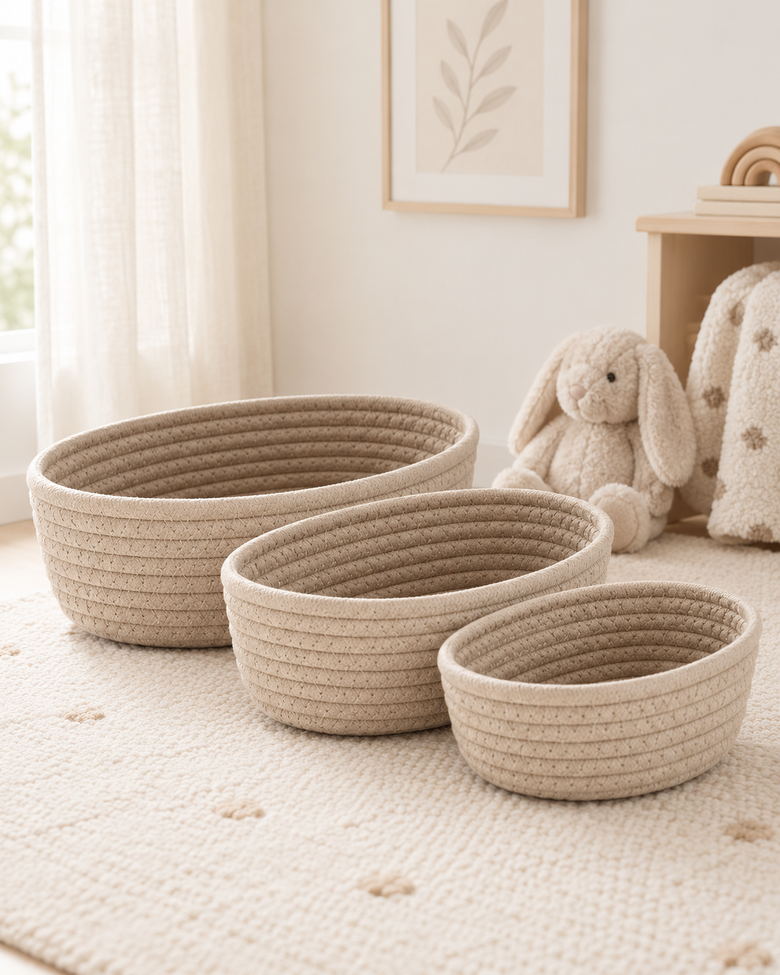 Soft Rope Storage Baskets